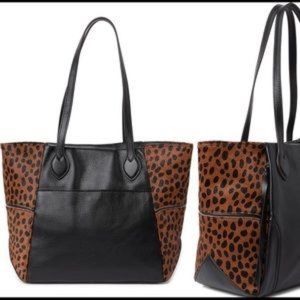 Aimee Kestenberg Black and Brown Tote Bag